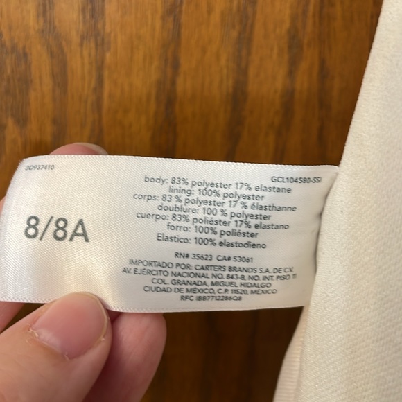 CARTER'S UGC Girl's Size 8 Tiger Animal Print One-Piece Swimsuit Brown Black - Picture 12 of 14